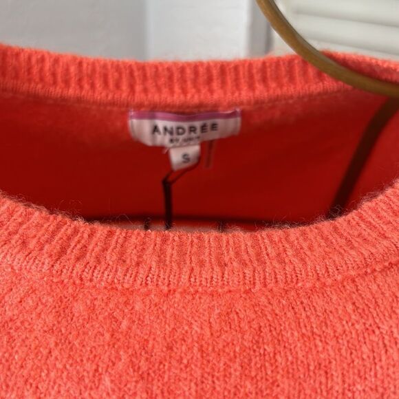 NWT Andree Bright Colorblock Striped Knit Sweater – Oversized/Relaxed Fit (Size - Picture 7 of 11